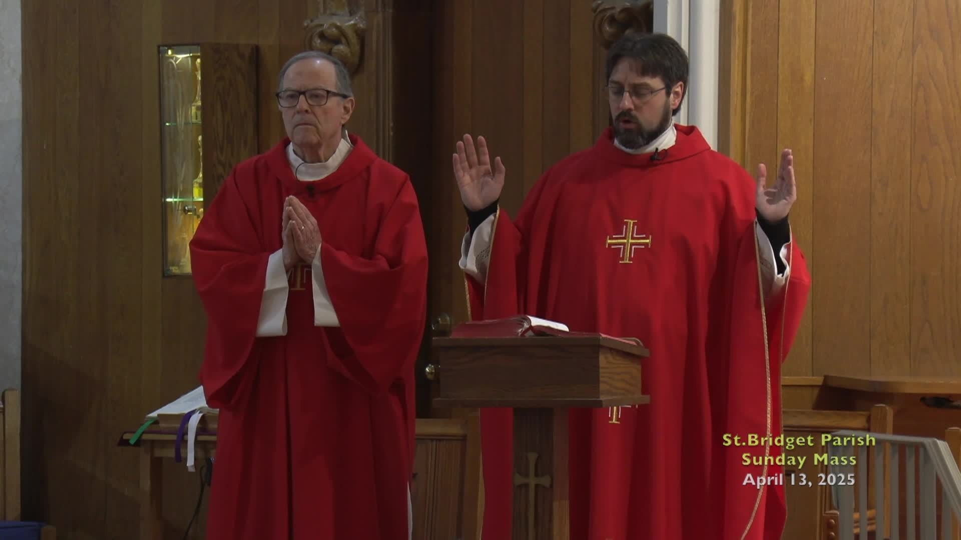 St Bridget Parish; April 13, 2025