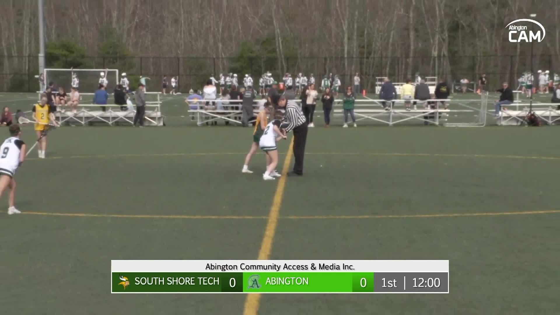 South Shore Technical vs Abington Girls Varsity Lacrosse; April 4, 2025