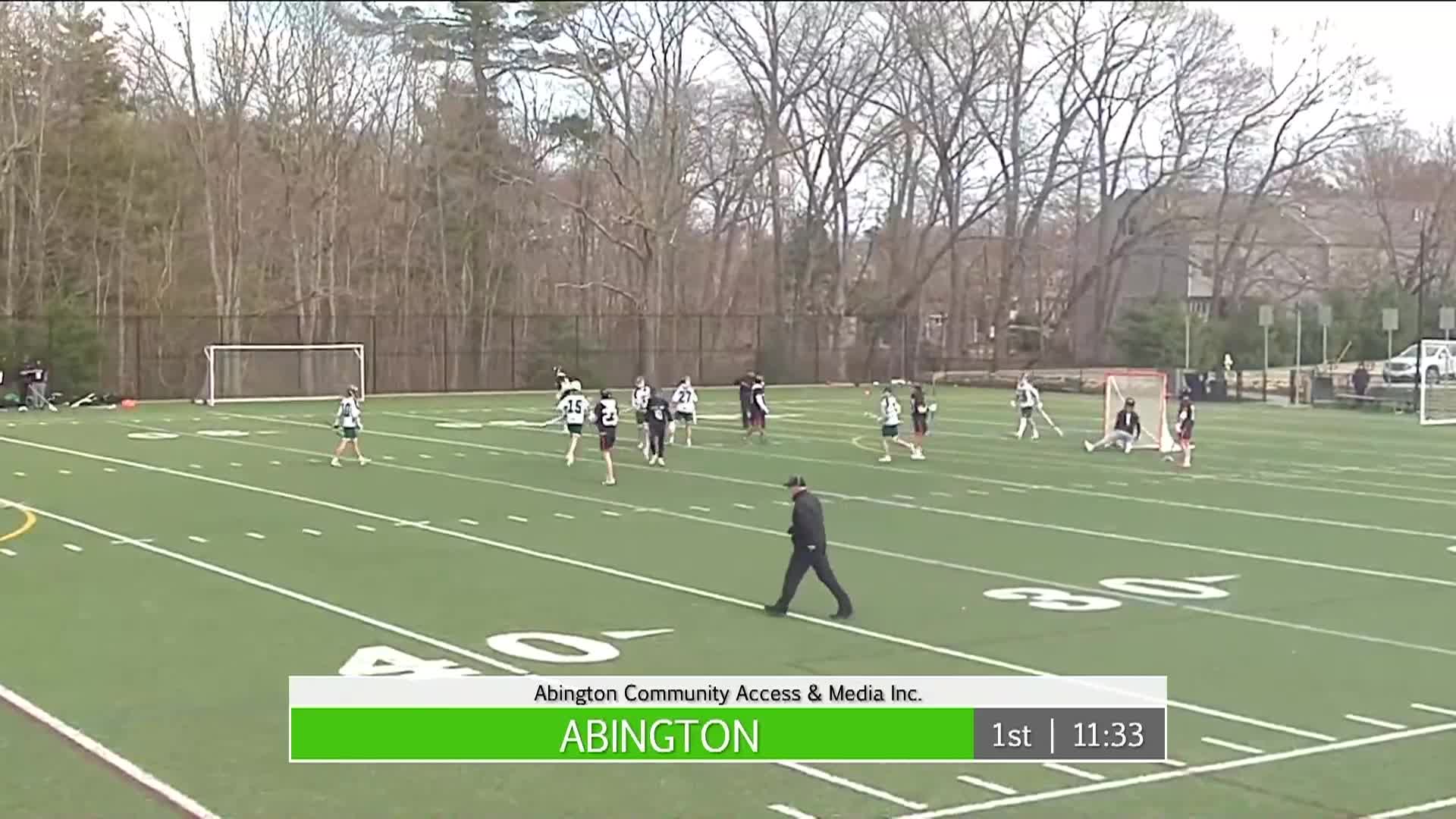 Oliver Ames Tigers vs Abington Boys Varsity Lacrosse; April 8, 2025