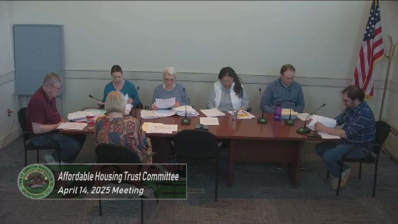 Affordable Housing Trust; Apr. 14, 2025