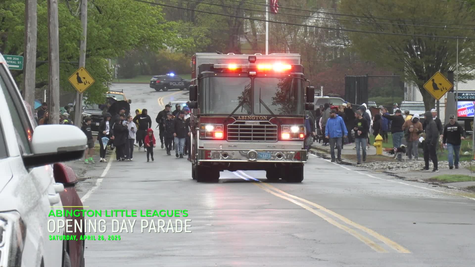 Abington Little League Opening Day Parade & Ceremony; April 26, 2025