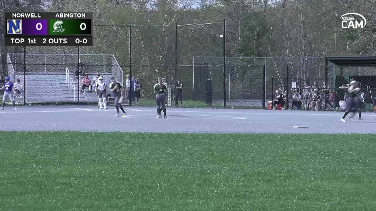 Norwell Clippers vs Abington Girls Varsity Softball; May 2, 2025