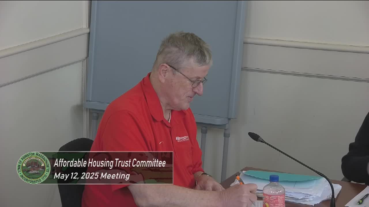 Affordable Housing Trust - May 12, 2025