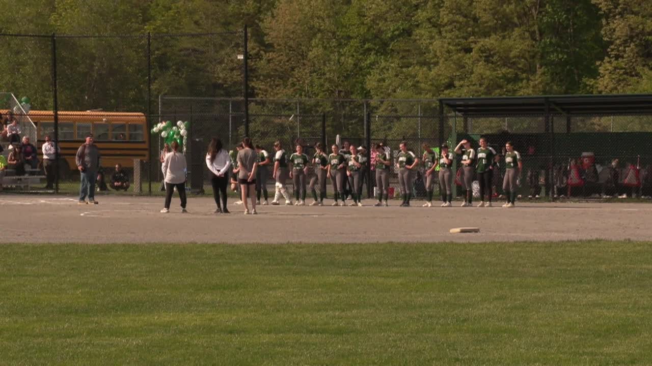 Carver Crusaders vs Abington Girls Vars. Softball Senior Night - May 13, 2025