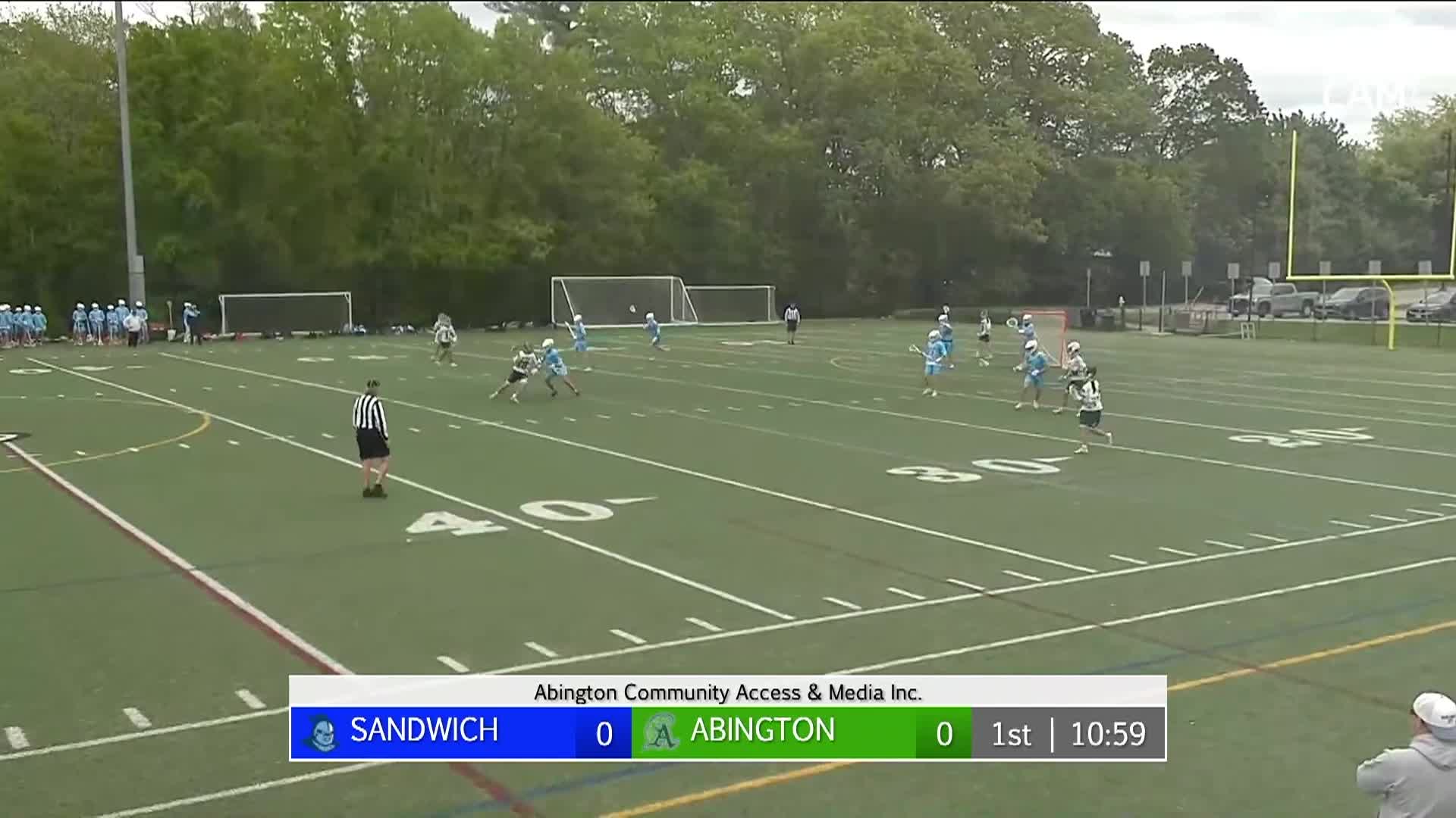 Sandwich Blue Knights vs Abington Boys Varsity Lacrosse; May 19, 2025