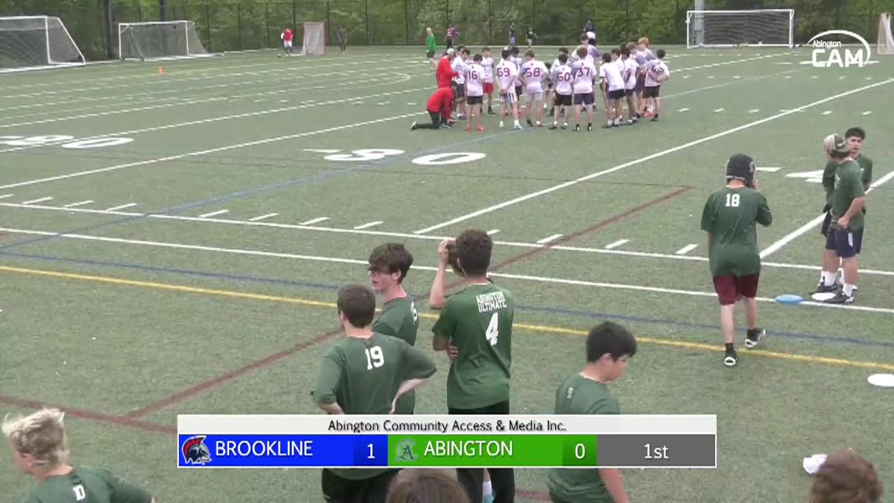 Brookline Warriors vs Abington Coed Ultimate Frisbee Abington Ultimate Invite Tournament - May 17, 2025