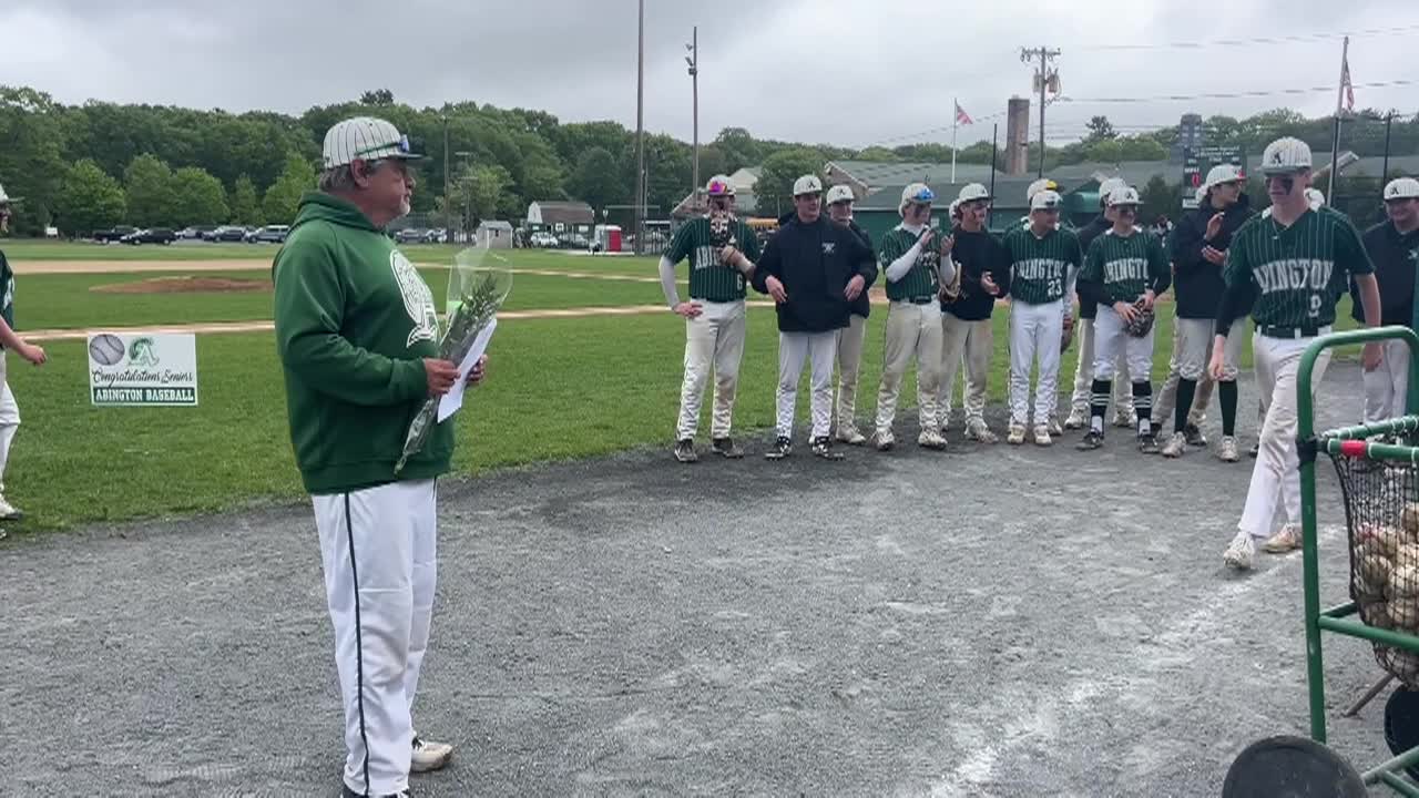 Cohasset Skippers vs Abington Boys Vars. Baseball Senior Night - May 21, 2025