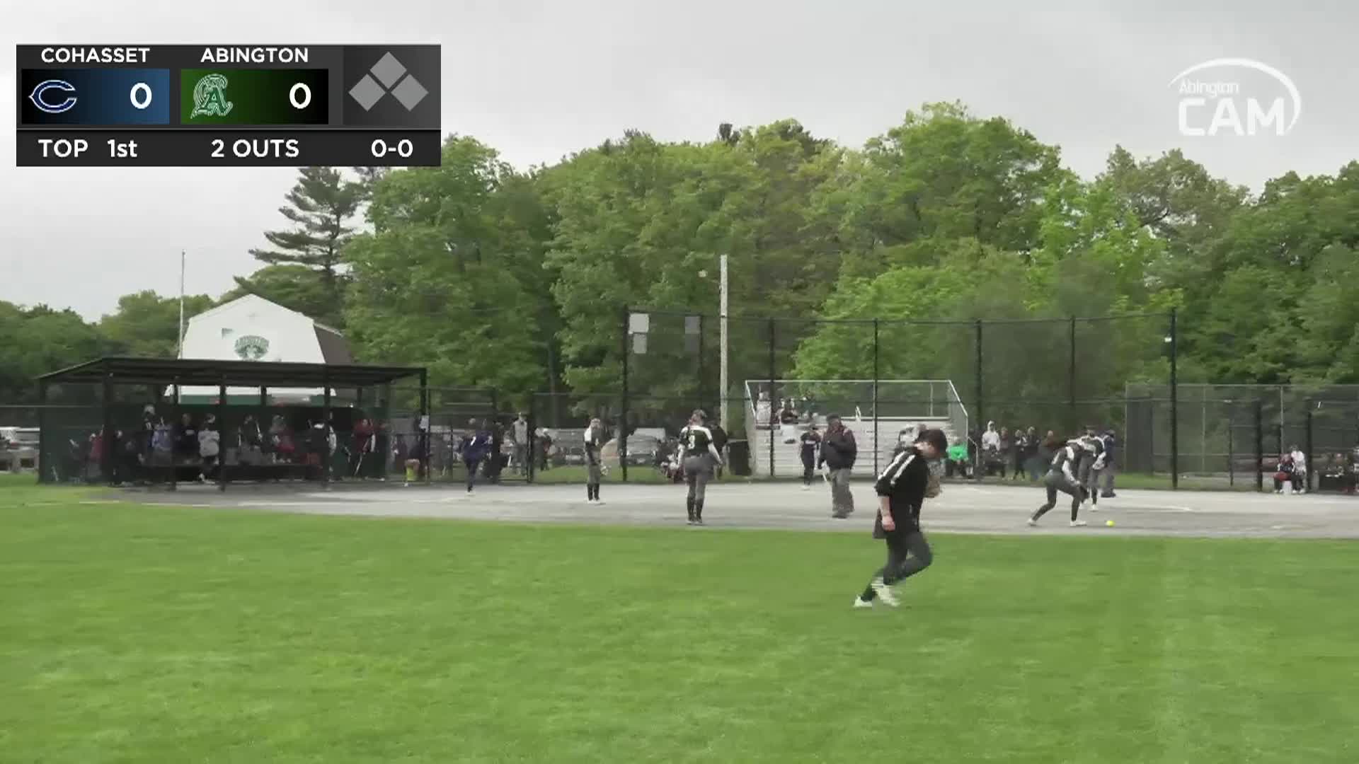 Cohasset Skippers vs Abington Girls Varsity Softball; May 19, 2025