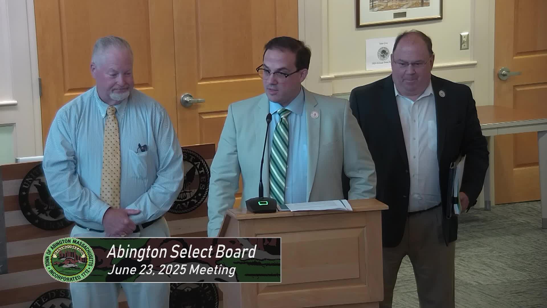 Select Board; June 23, 2025