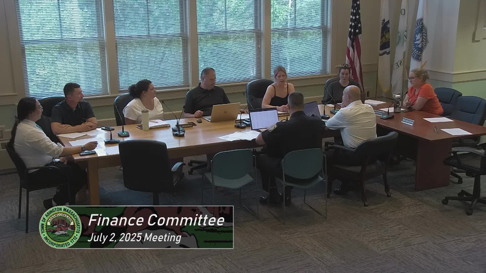 Finance Committee; July 2, 2025