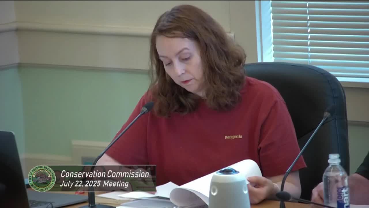 Conservation Commission; Jul. 22, 2025