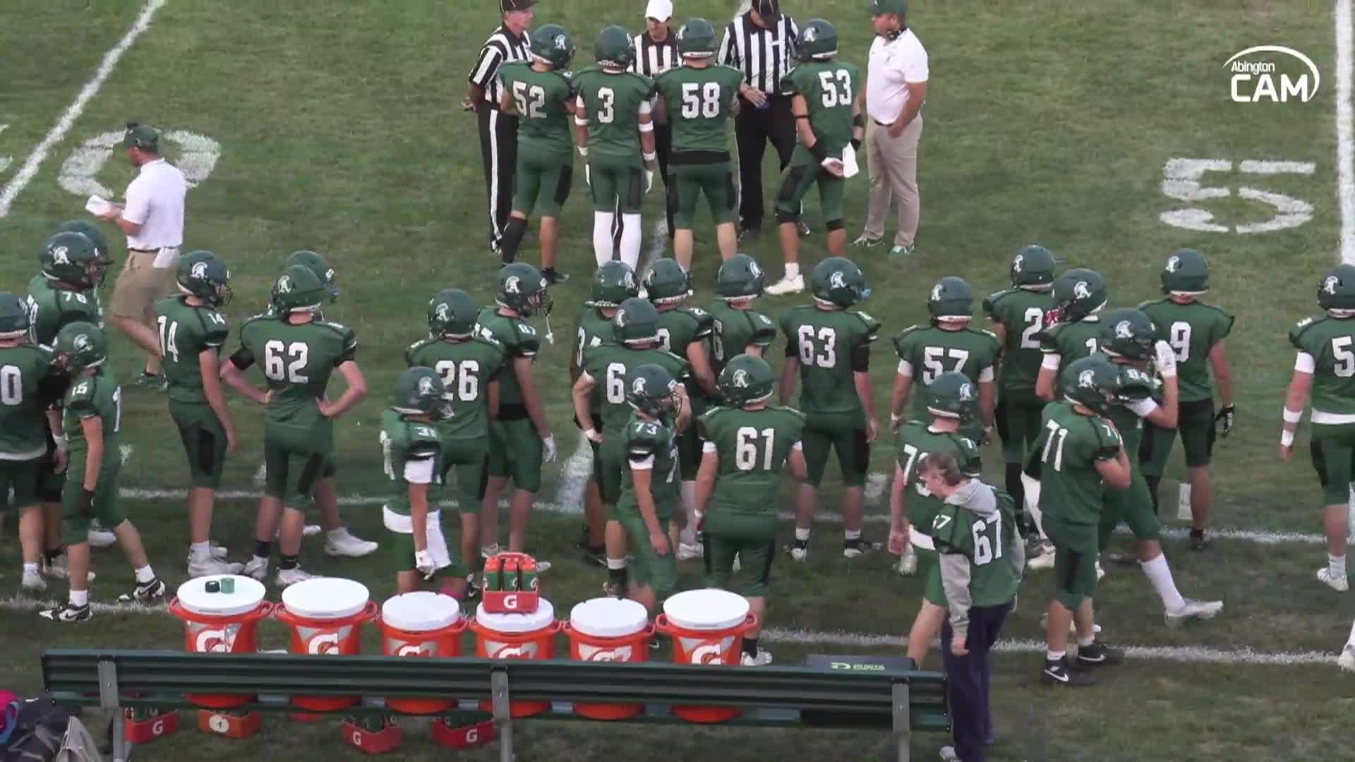 Duxbury Dragons vs Abington Boys Varsity Football; September 5, 2025