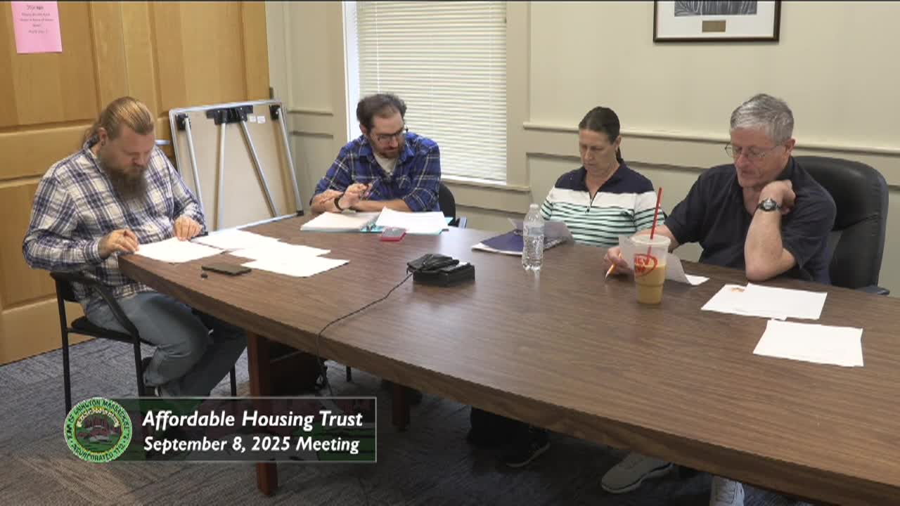 Affordable Housing Trust; Sept. 8, 2025