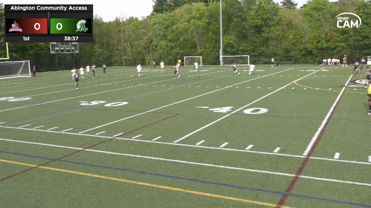 Carver Crusaders vs Abington Boys Varsity Soccer; Sep. 8, 2025