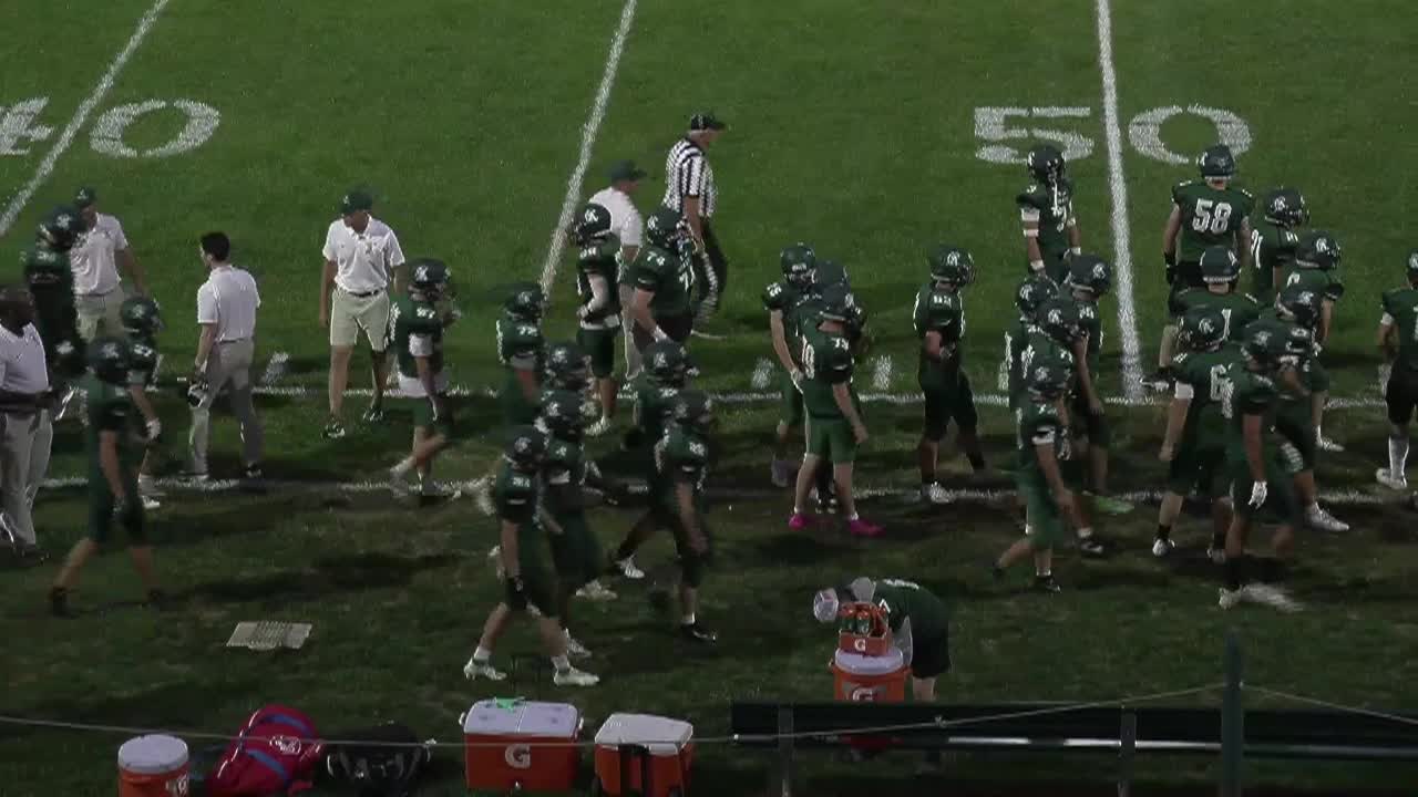 Hingham Harbormen vs Abington Boys Varsity Football; Sep. 19, 2025