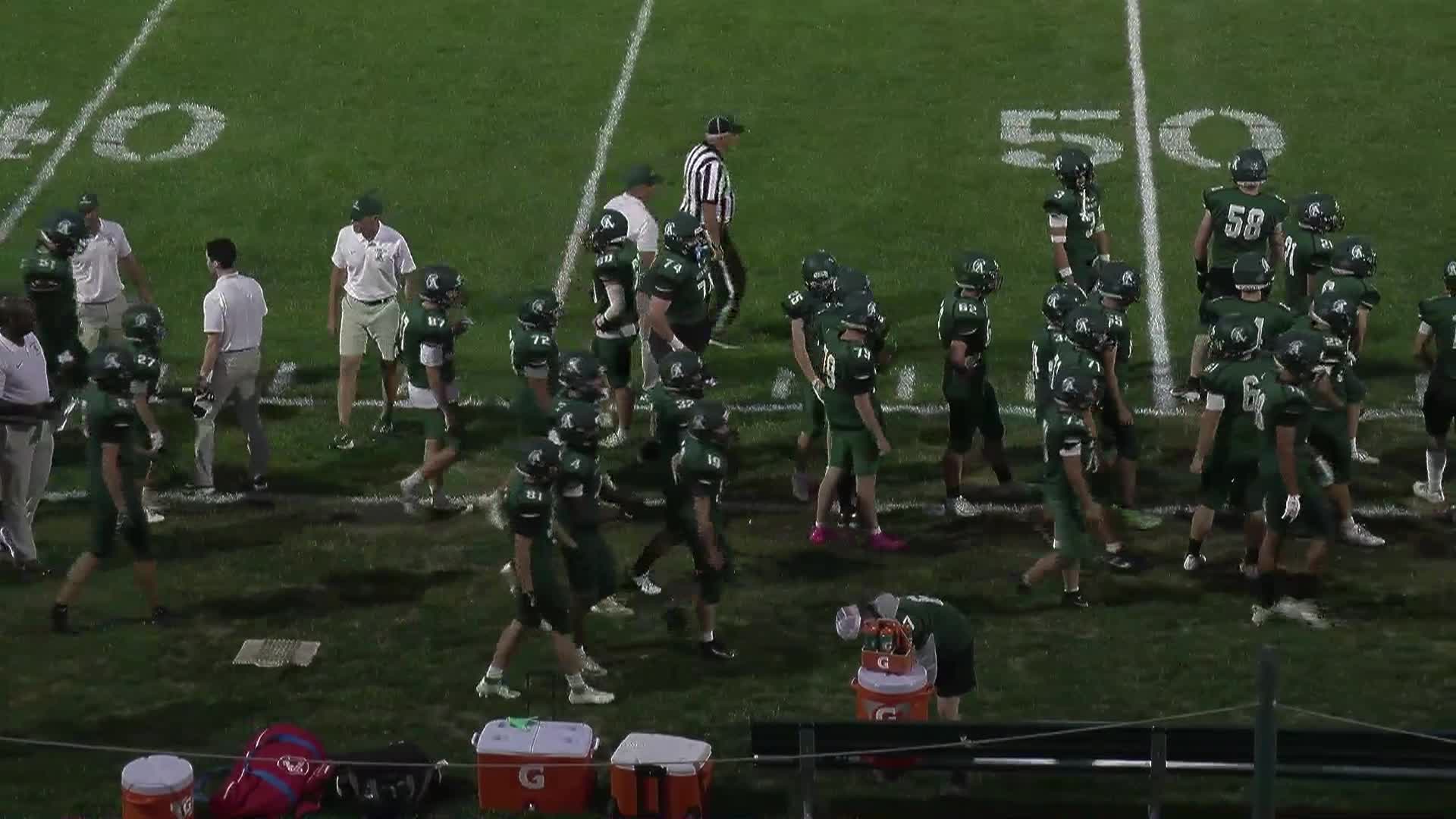 Hingham Harbormen vs Abington Boys Varsity Football; September 19, 2025