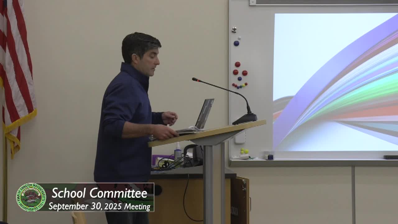 Abington School Committee; Sep. 30, 2025