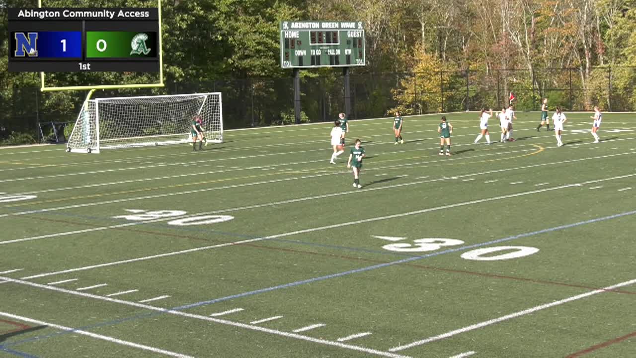 Norwell Clippers vs Abington Girls Varsity Soccer; Sep. 29, 2025