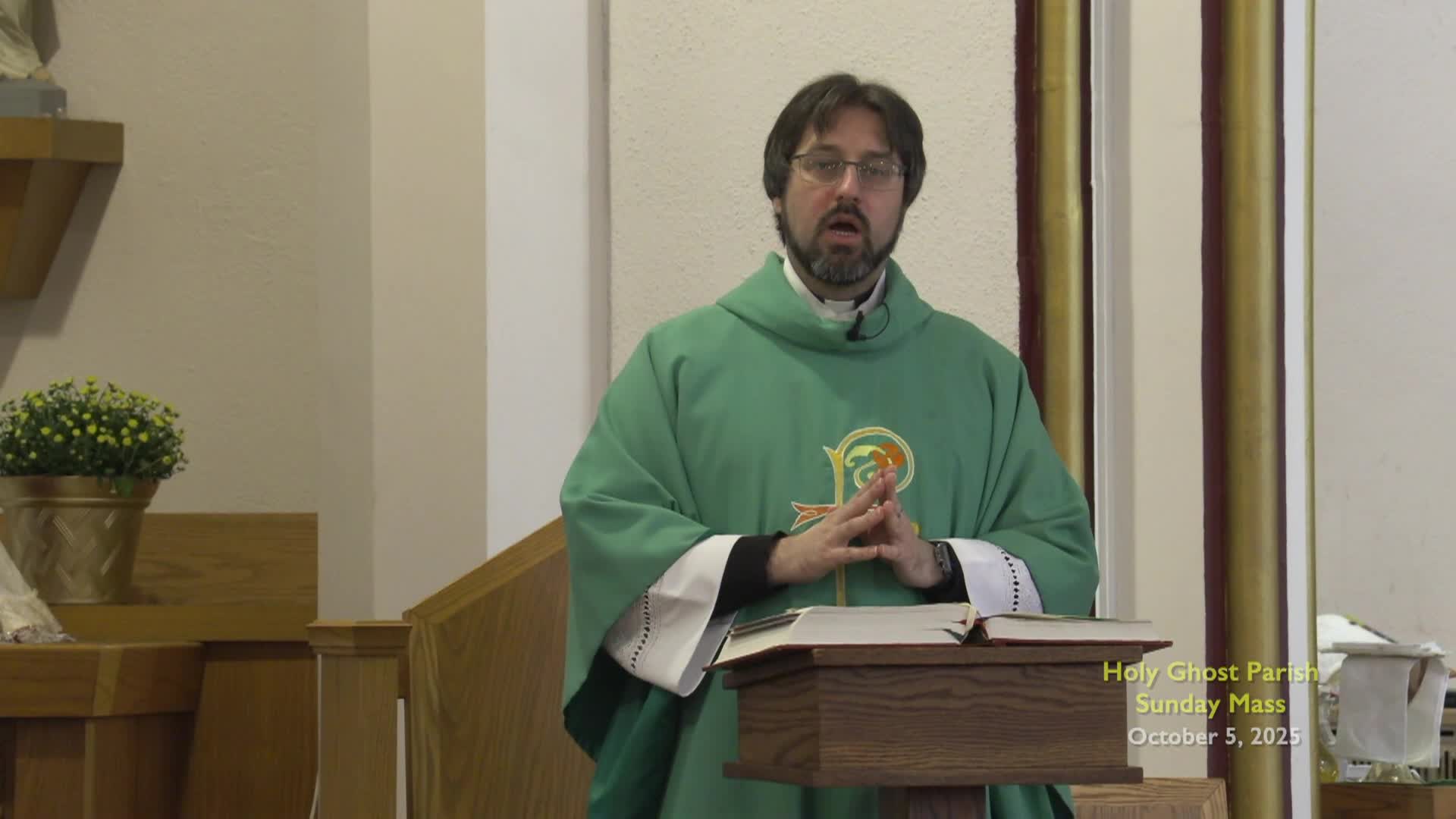 Holy Ghost Parish; October 5, 2025