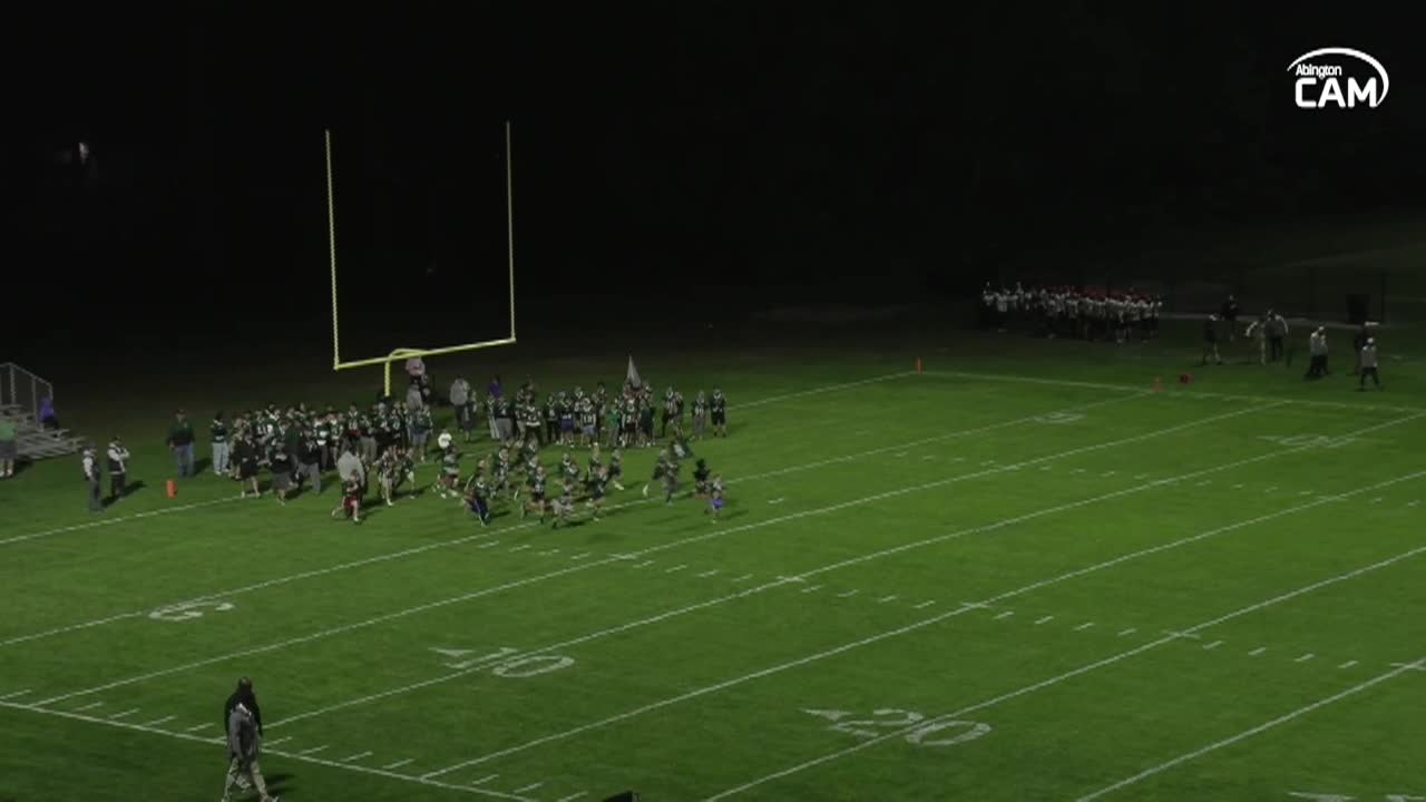 Middleborough Sachems vs Abington Boys Varsity Football; Oct. 3, 2025