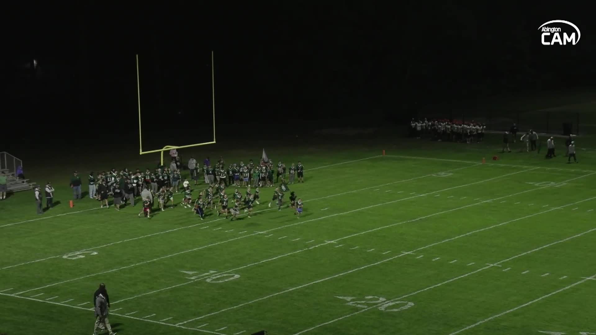 Middleborough Sachems vs Abington Boys Varsity Football; October 3, 2025