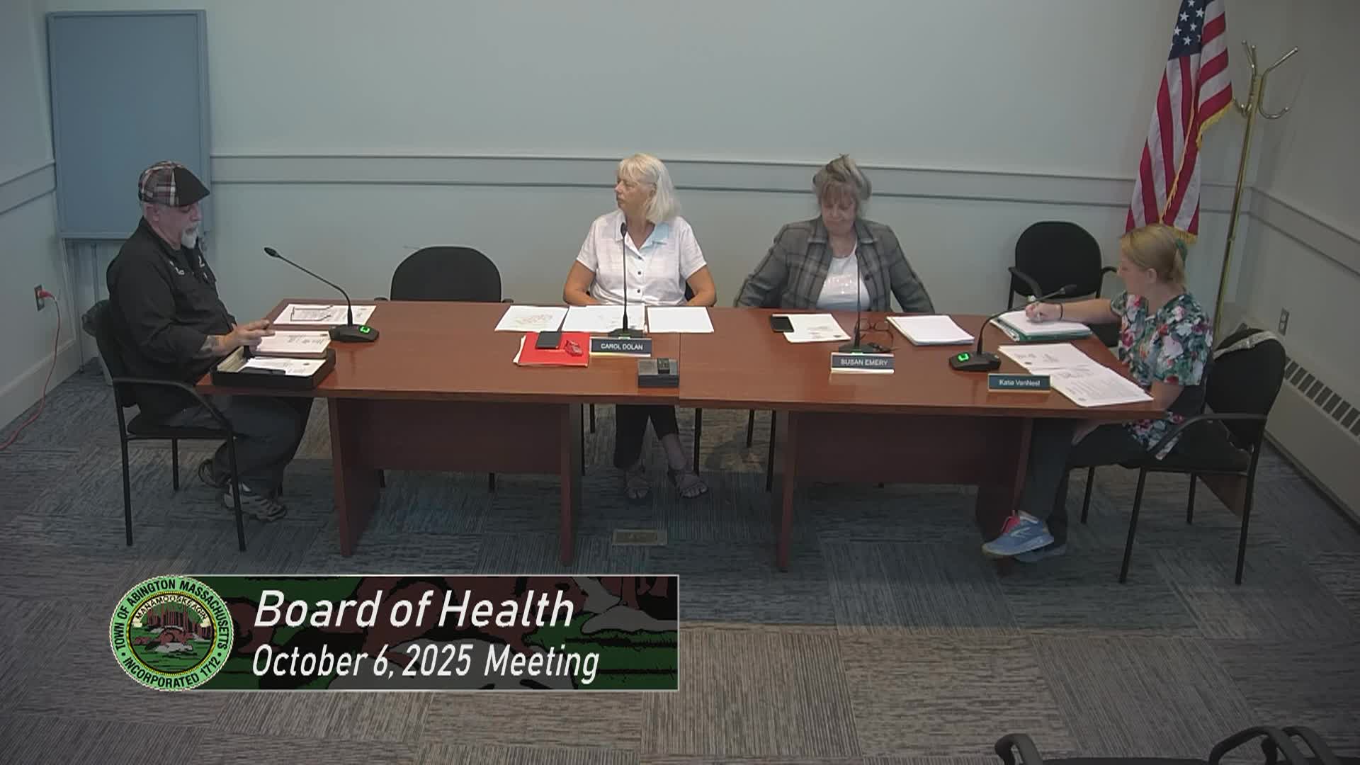 Board of Health; Oct. 6, 2025