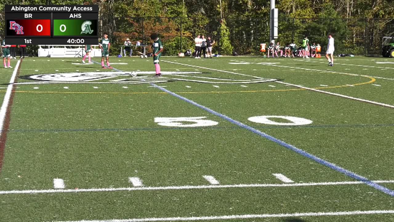 Bridgewater-Raynham Trojans vs Abington Boys Varsity Soccer; Oct. 3, 2025