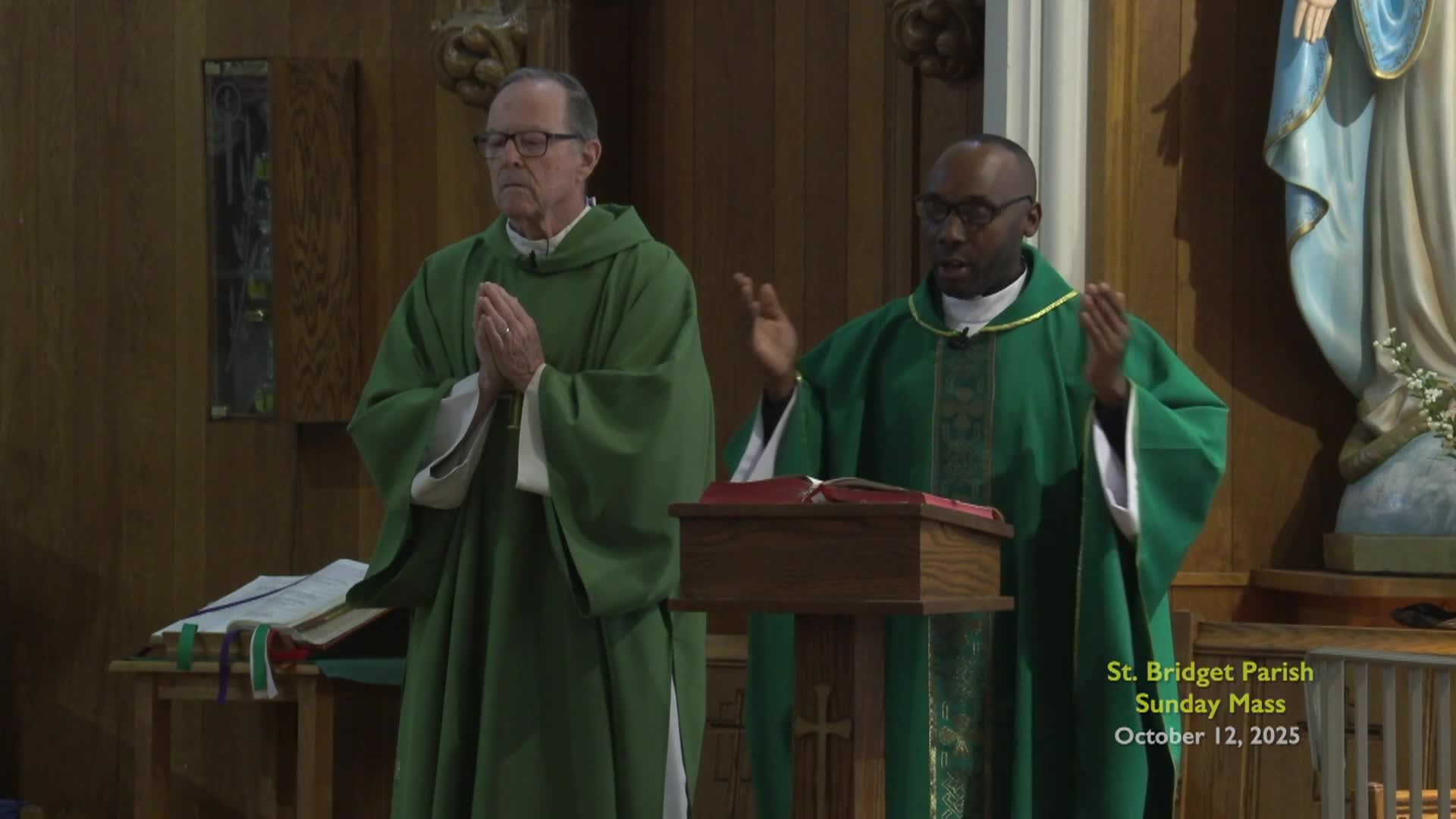 St. Bridget Parish; October 12, 2025