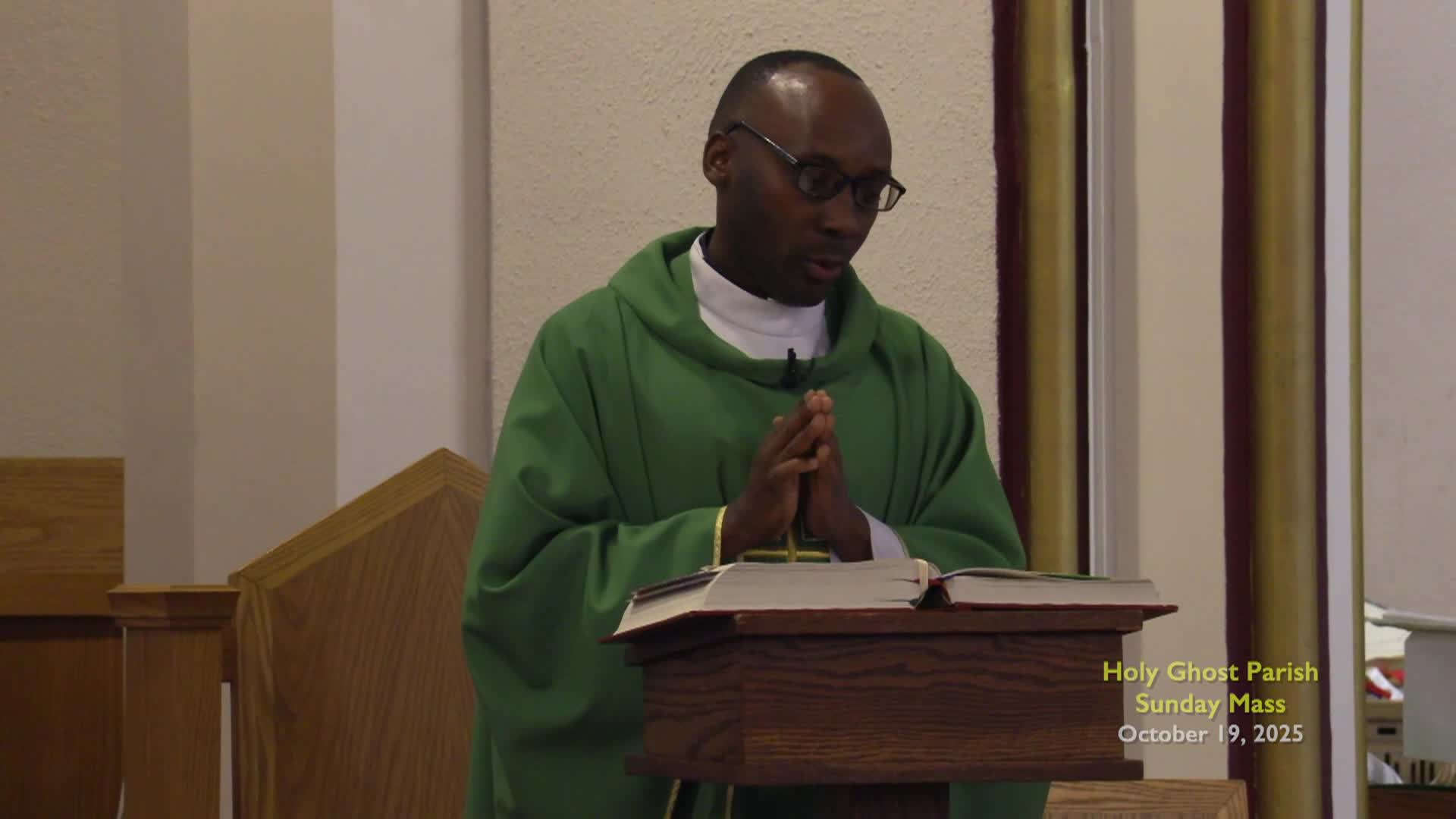 Holy Ghost Parish; October 19, 2025