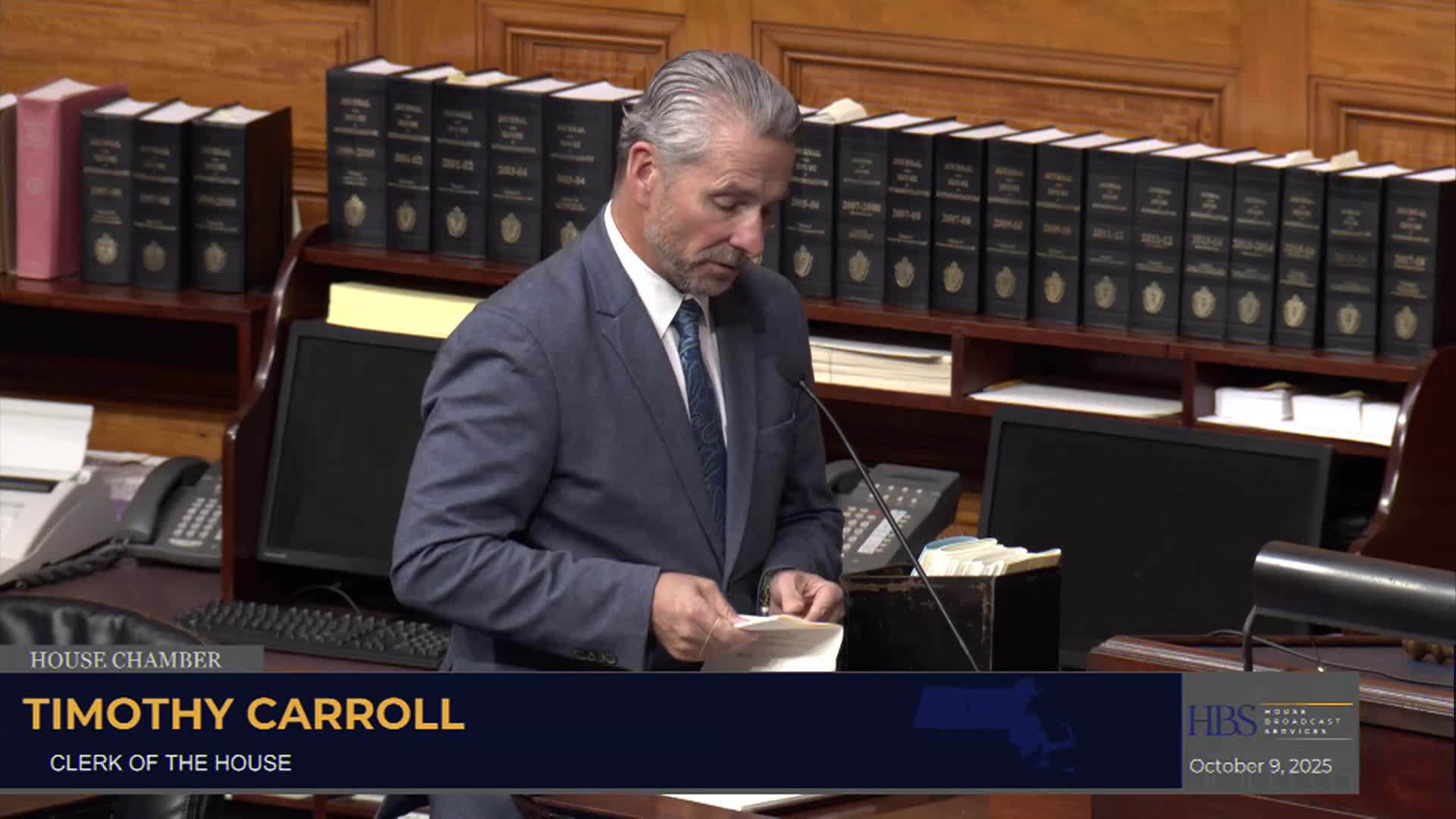 MA House - Informal Session; Oct. 9, 2025