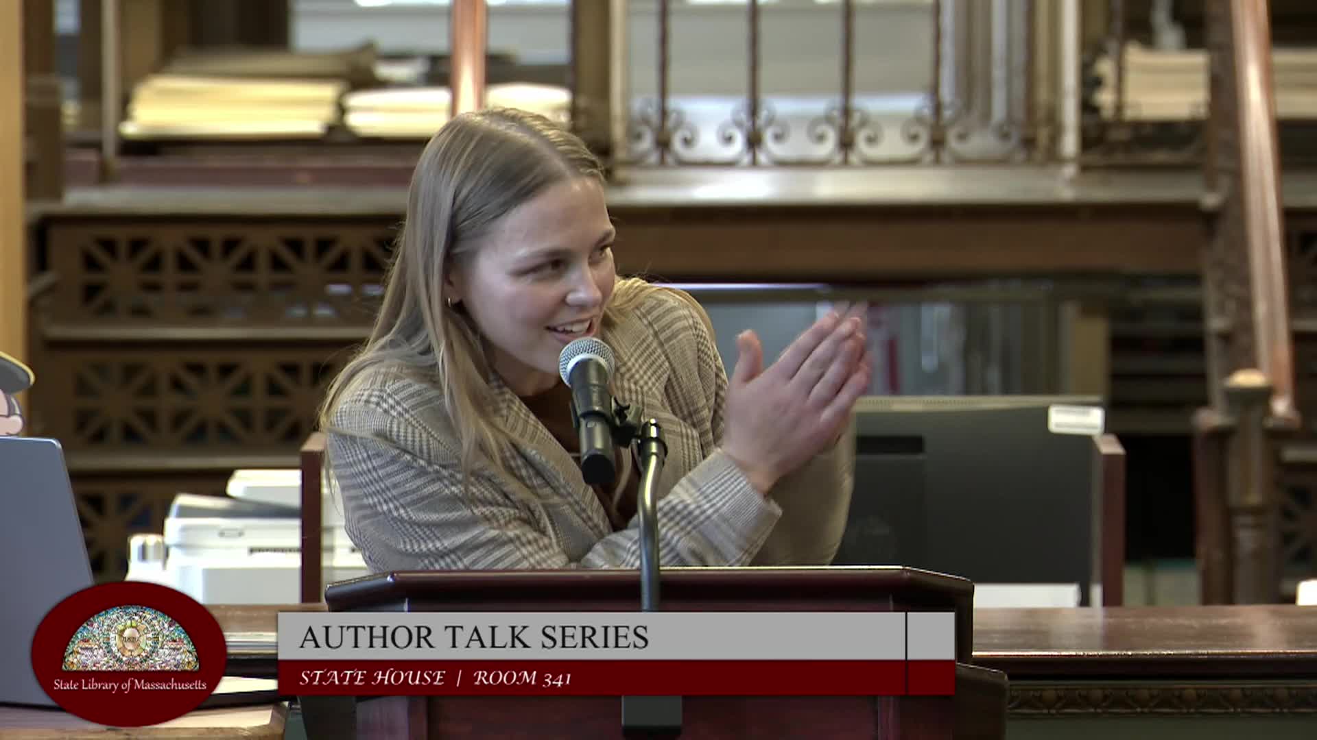 MA State Library Author Talk featuring Susan Wilson; October 8, 2025