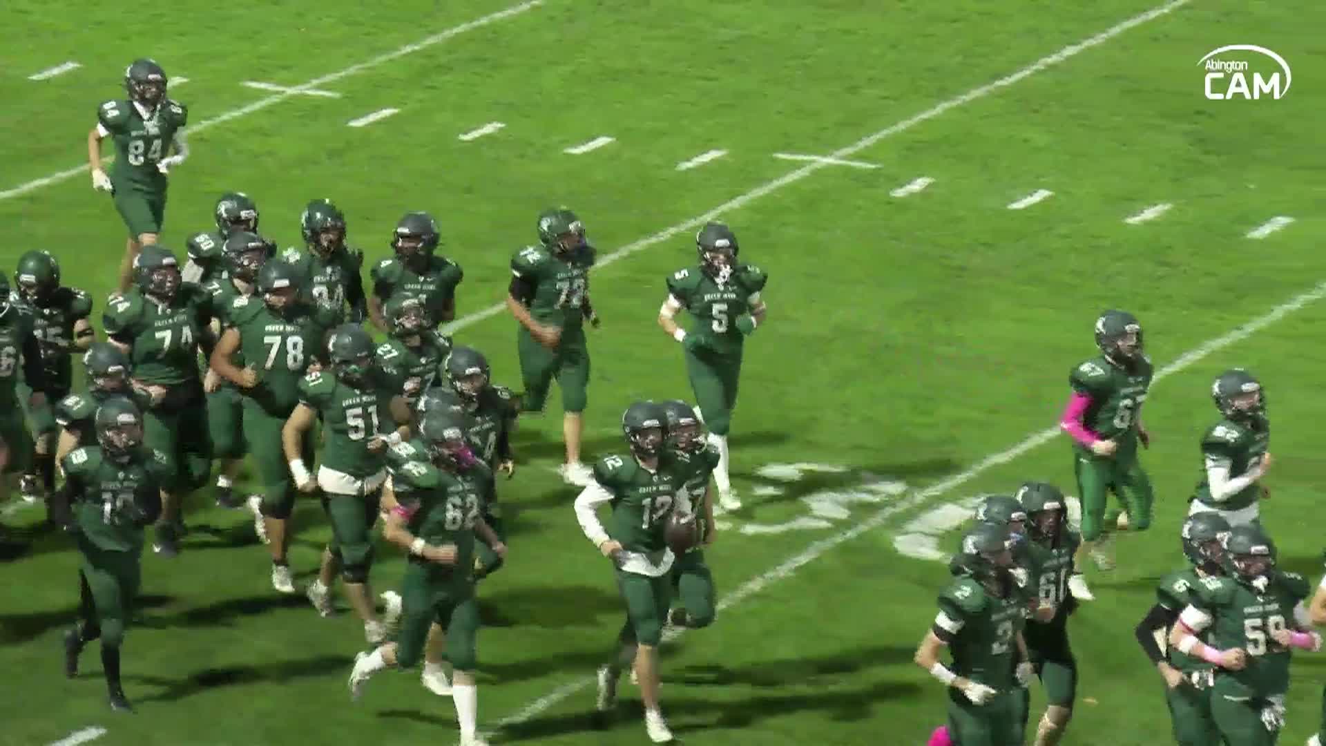 Rockland Bulldogs vs Abington Boys Varsity Football; October 23, 2025