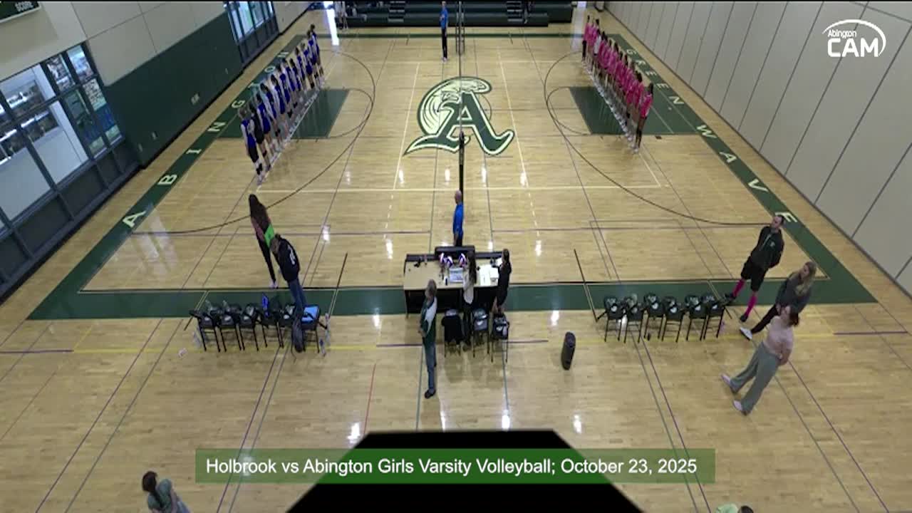 Holbrook Bulldogs vs Abington Girls Varsity Volleyball; Oct. 23, 2025