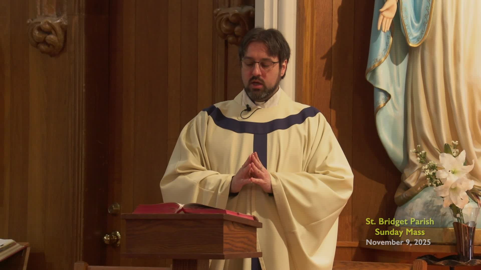 St. Bridget Parish; November 9, 2025