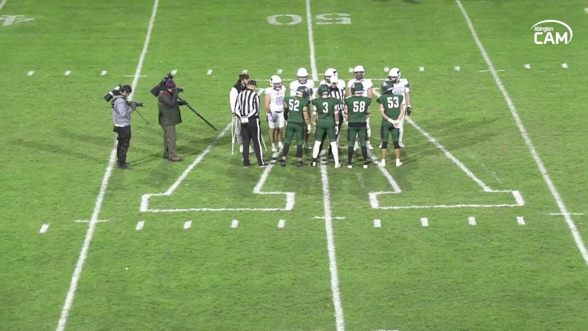 Triton Vikings vs Abington Boys Varsity Football MIAA Playoffs Round of 32; November 7, 2025