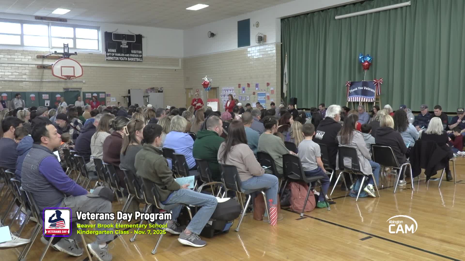 Beaver Brook Elementary - Veterans Day Presentation; November 7, 2025