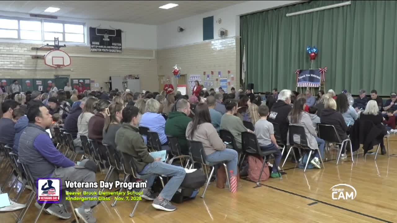 Beaver Brook Elem. - Veterans Day Presentation; Nov. 7, 2025
