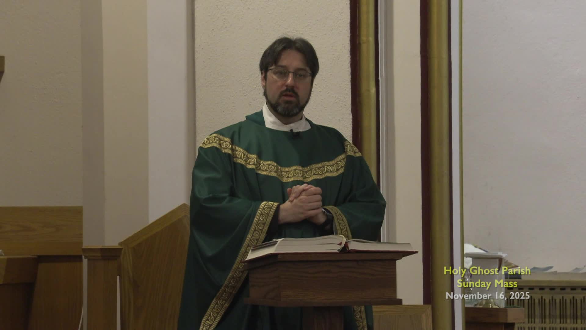 Holy Ghost Parish; November 16,  2025