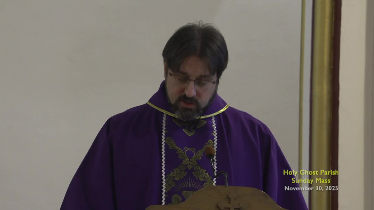 Holy Ghost Parish; Nov. 30, 2025