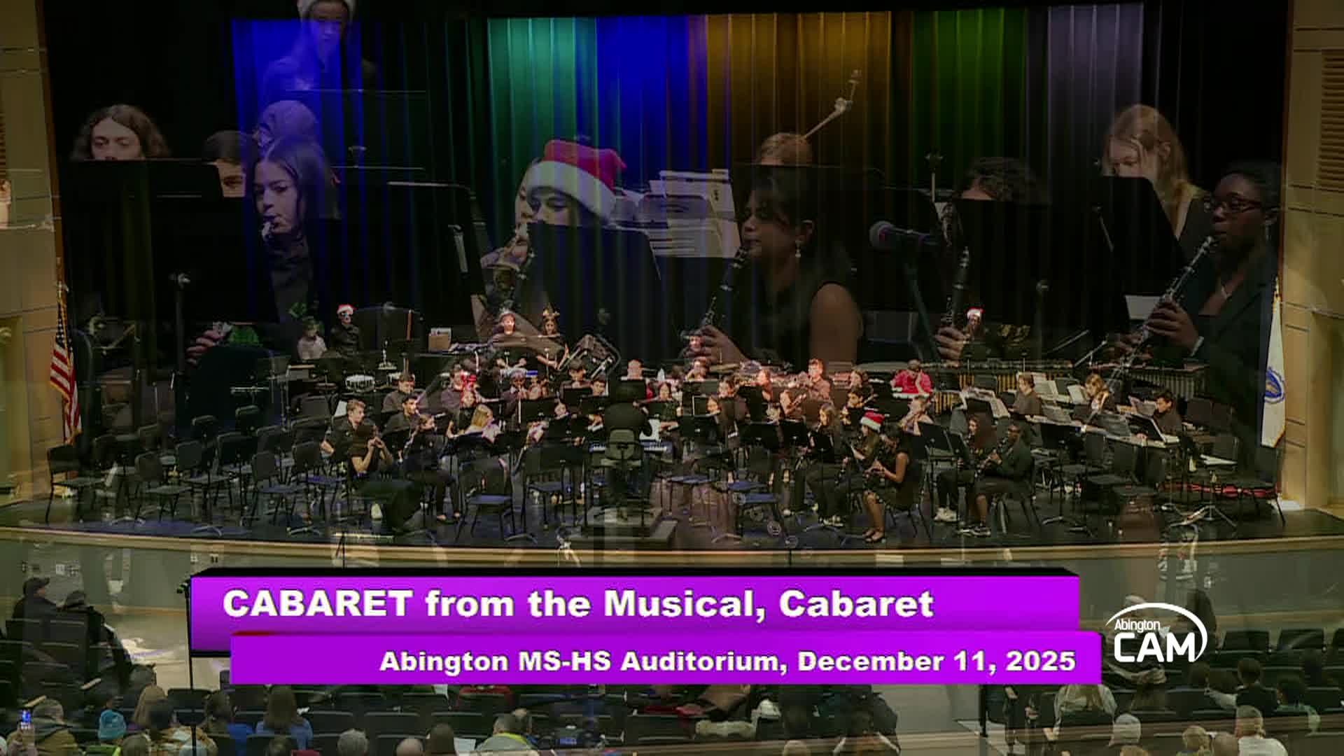 Abington Middle and High School Band Winter Concert; December 11, 2025