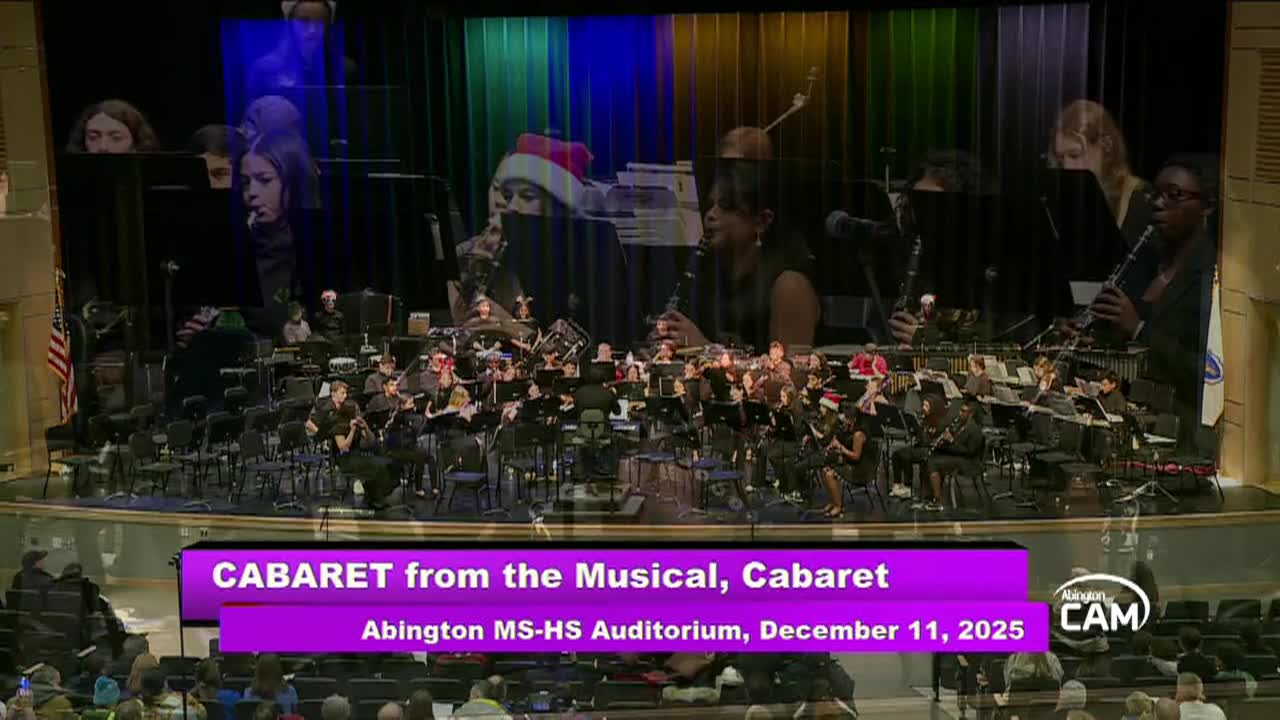 AMS & AHS Band Winter Concert; Dec. 11, 2025