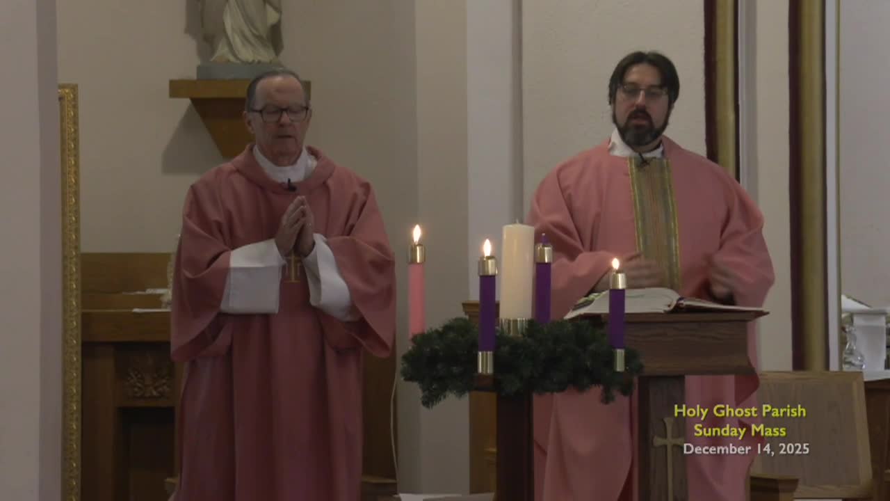Holy Ghost Parish; Dec. 14, 2025