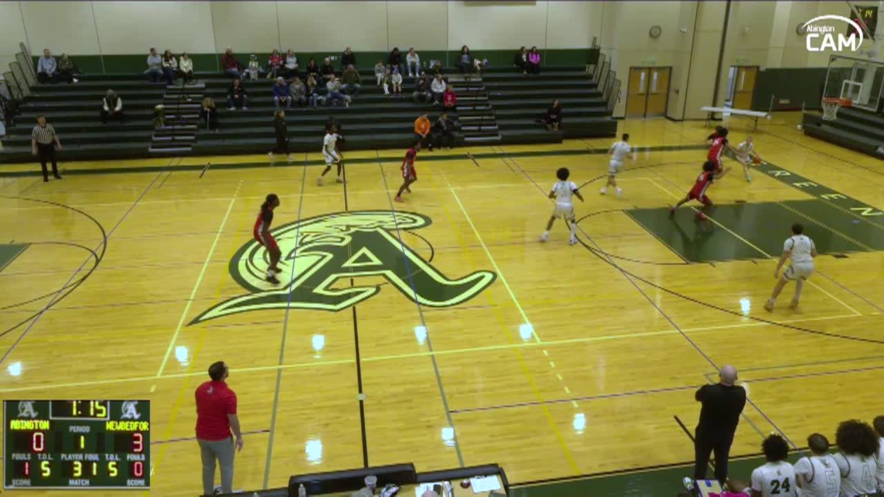 New Bedford Whalers vs Abington Boys JV Basketball; Dec. 12, 2025