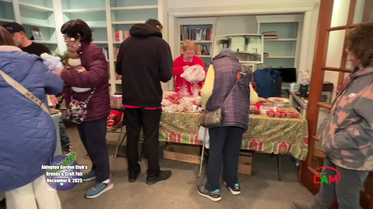 Abington Garden Club's Greens & Craft Fair; Dec. 6, 2025