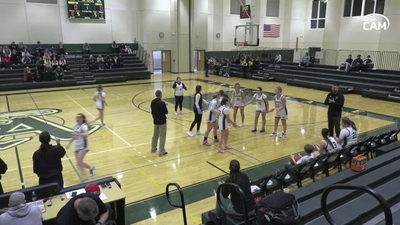 Carver Crusaders vs Abington Girls Vars. Basketball; Dec. 23, 2025