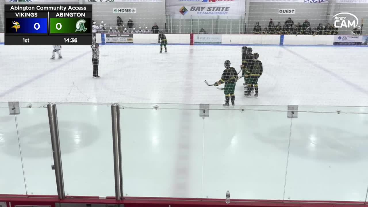 South Shore Technical vs Abington Boys Vars. Hockey Cashman Cup Round 1; Dec. 26, 2025