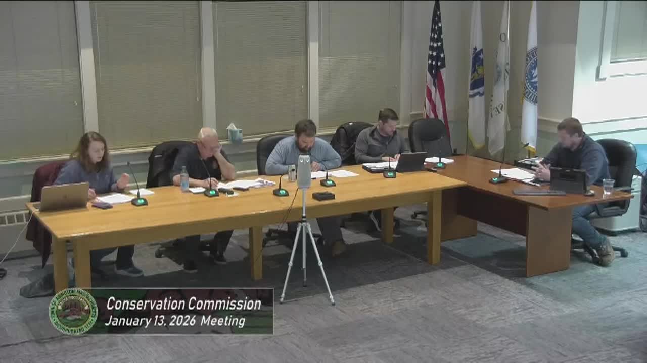 Conservation Commission; Jan. 13, 2026