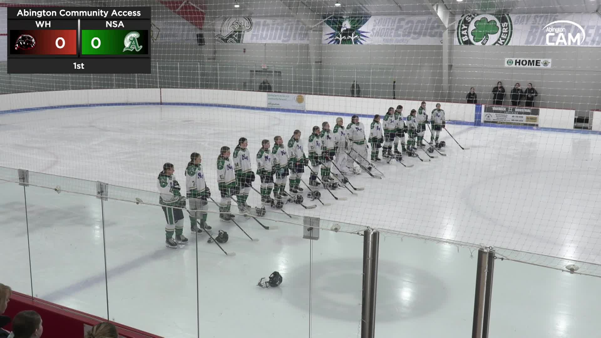 Whitman-Hanson Panthers vs NSA Co-Op Girls Varsity Hockey; January 7, 2026