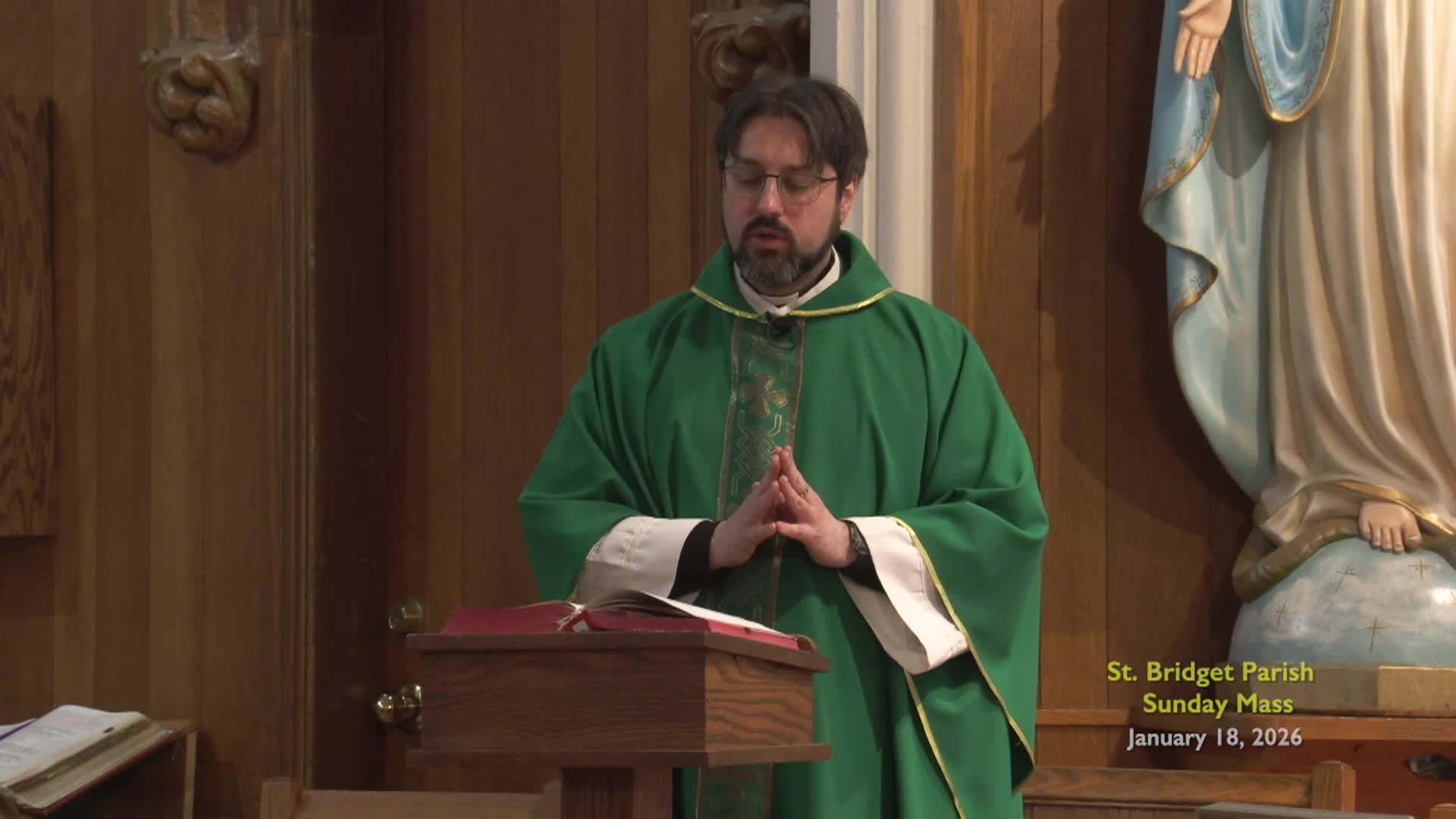 St Bridget Parish; January 18, 2026