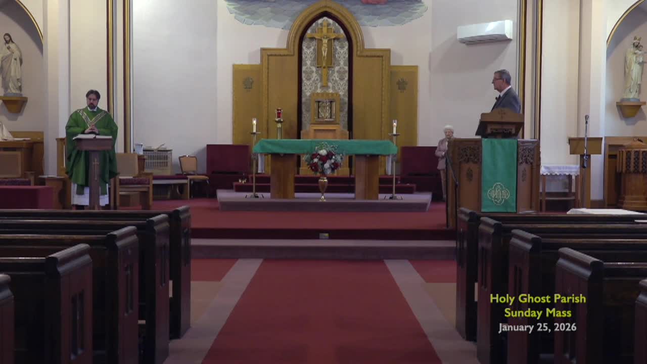 Holy Ghost Parish; Jan. 25, 2026